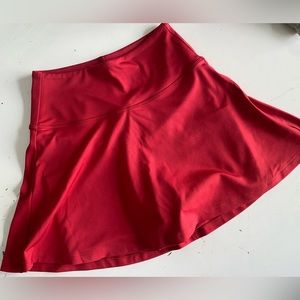 red girlfriend float skort